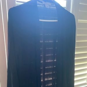Black sweater cardigan